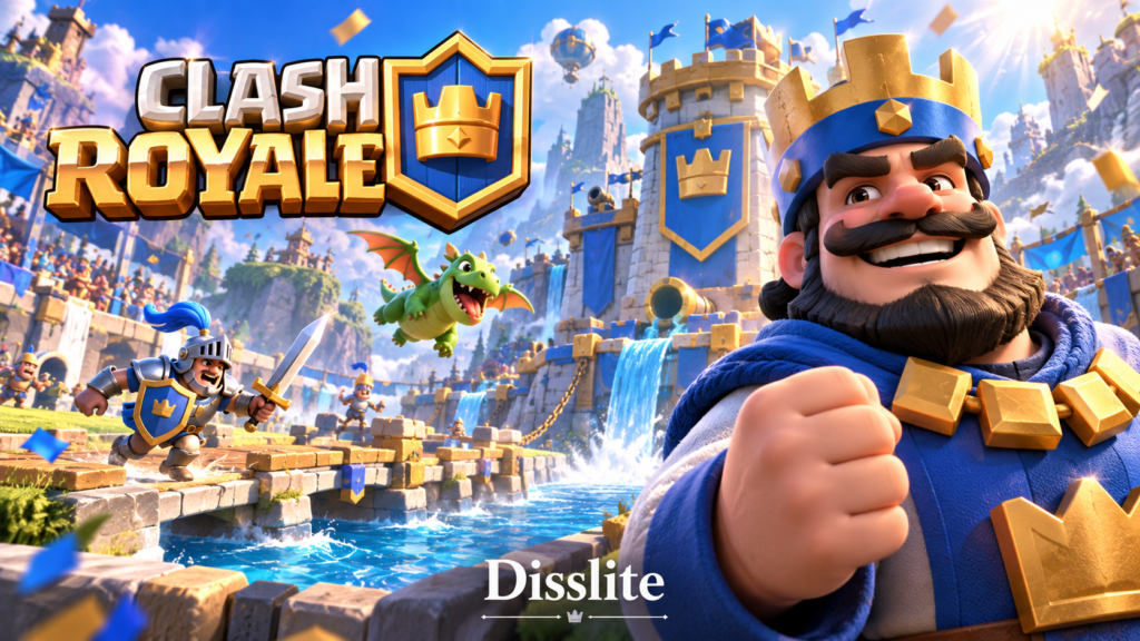 غلاف توضيحي لـ Clash Royale على موقع Disslite