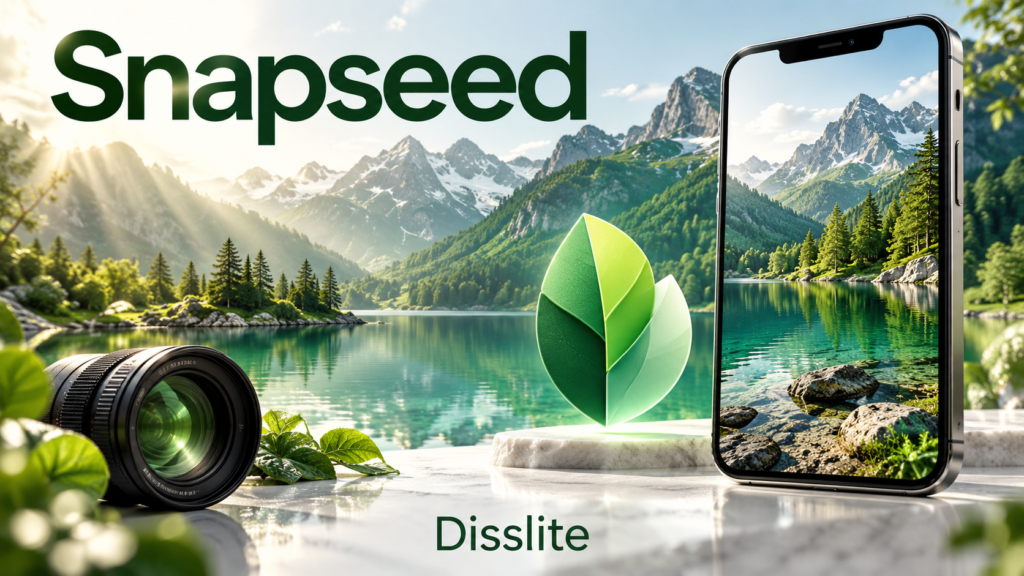غلاف توضيحي لـ Snapseed على موقع Disslite
